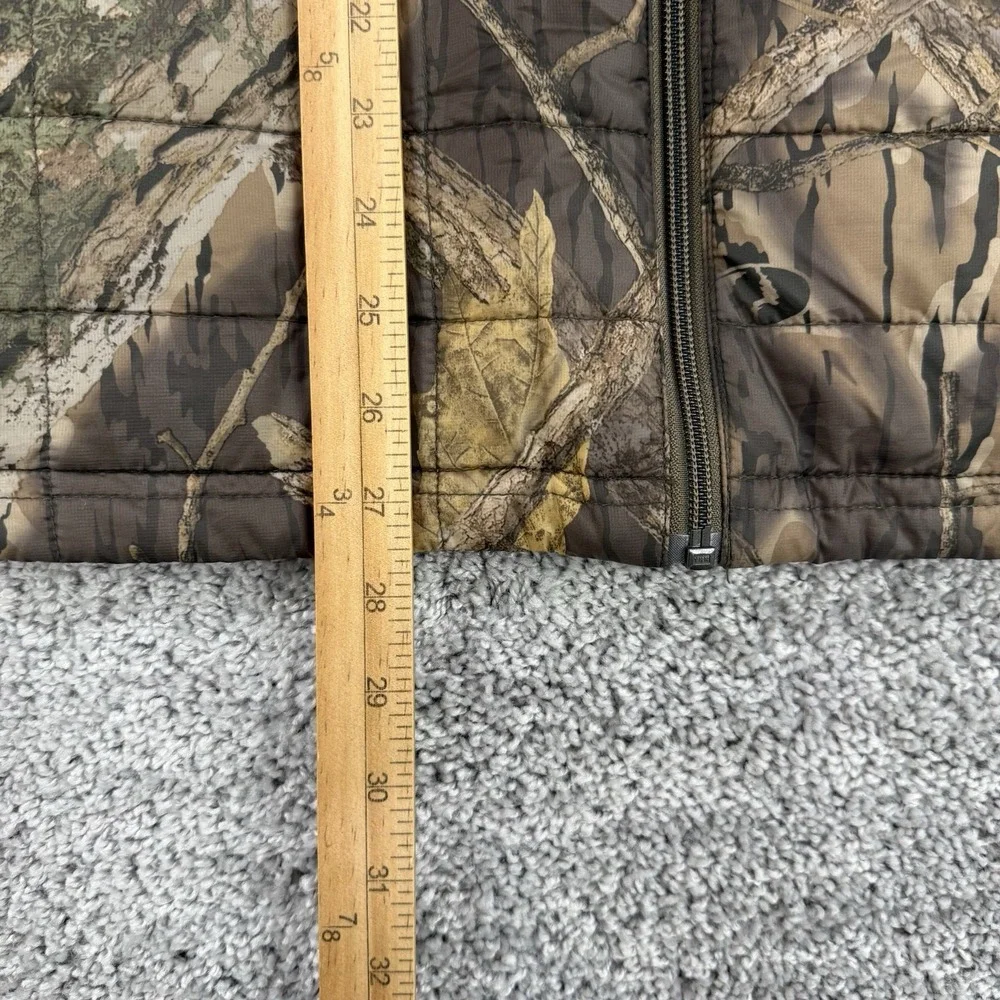 Drake Waterfowl Jacket Men's 2XL Mossy Oak Camo Convertible Vest Puffer Outdoors